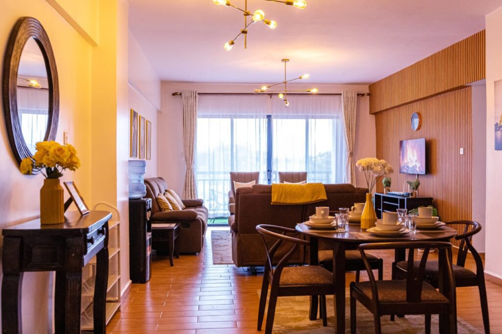 Mpuuga Gardens Fully furnished 3 bedroom Airbnb To Let in Kilimani